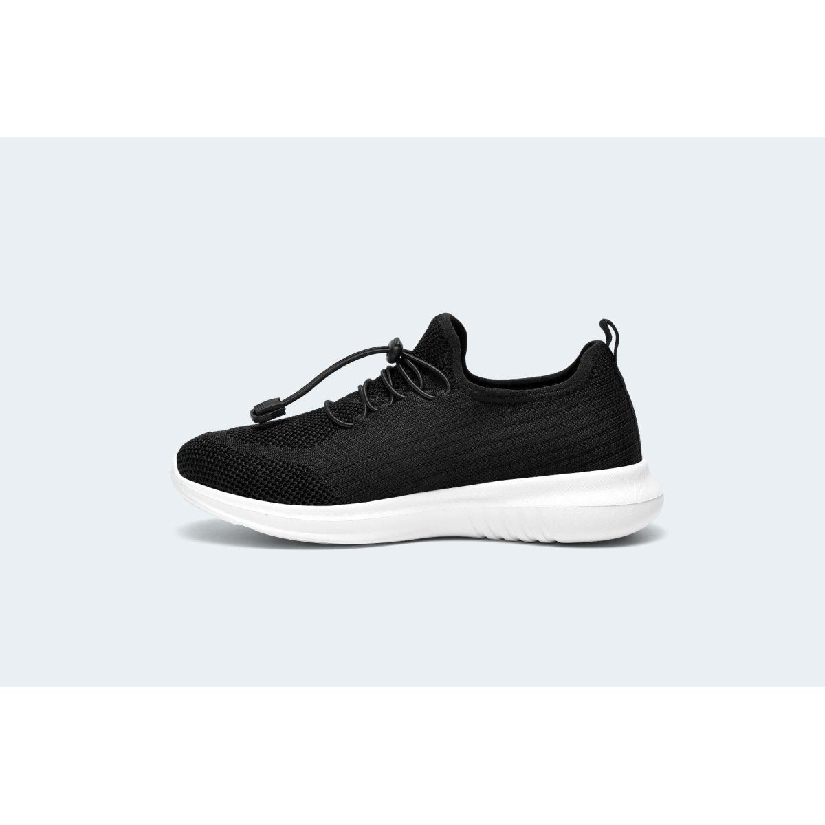 Finily Rina Women's Trainer with Elastic Laces - Black