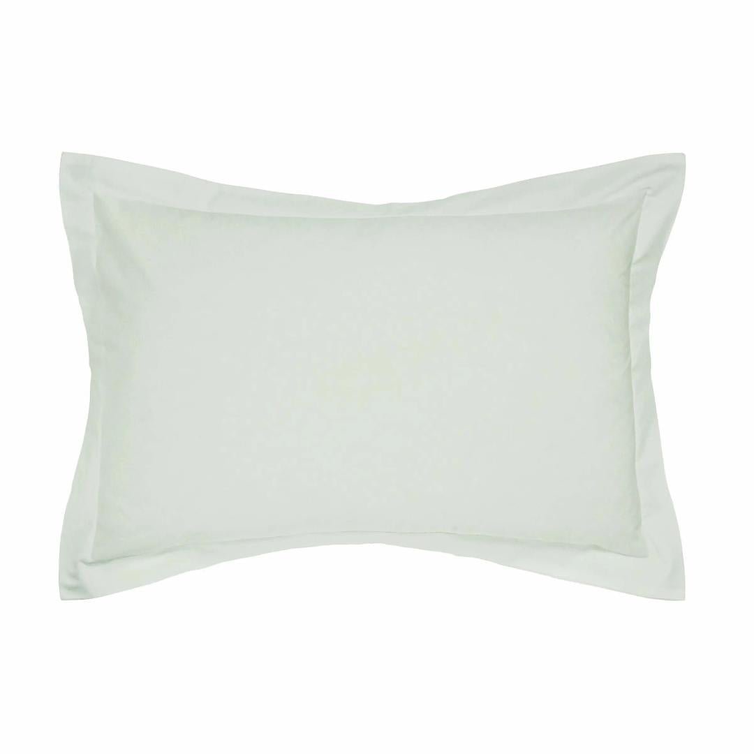 Helena Springfield 50/50 Plain Dye Polycotton Oxford Pillowcase - Soft Green