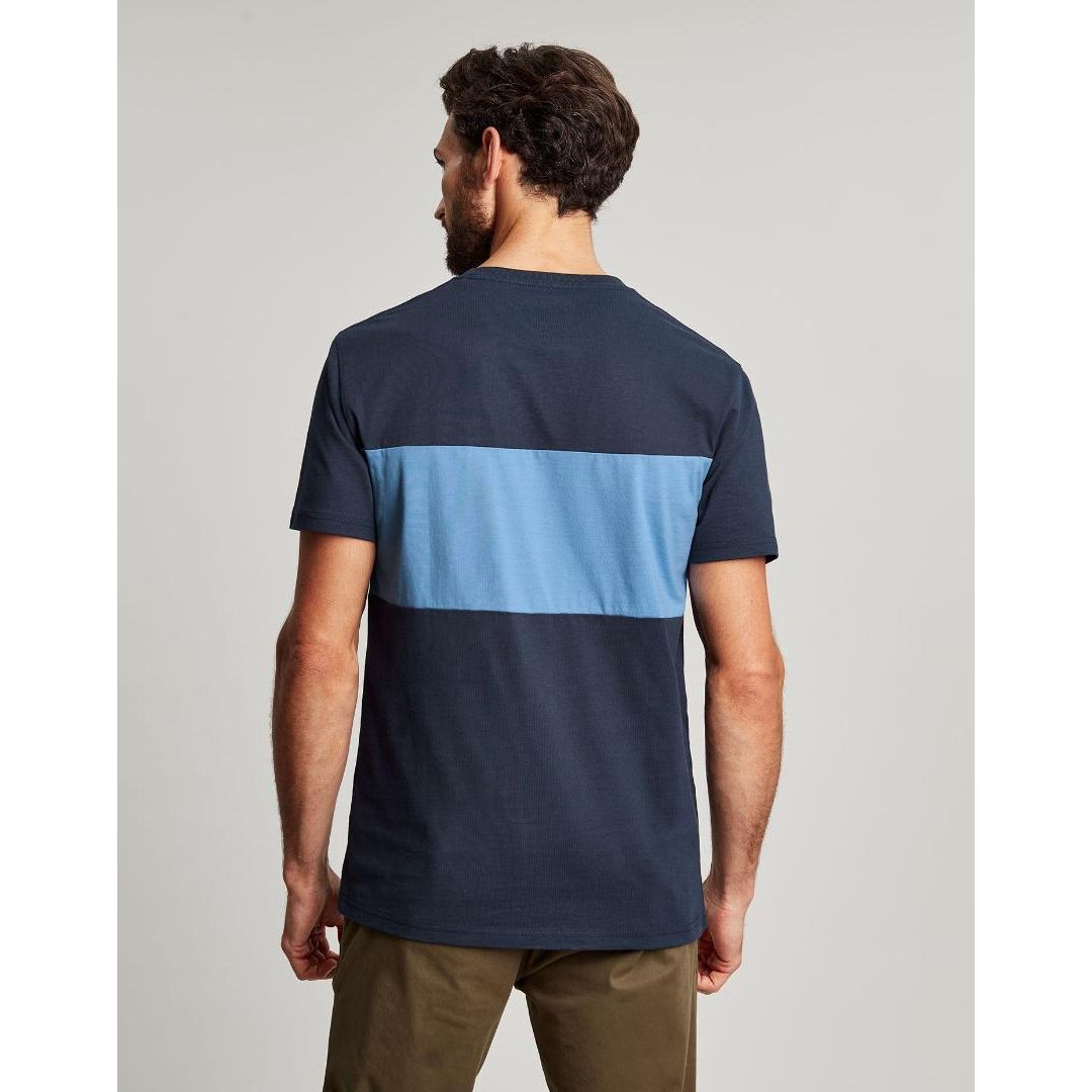 Joules Colourblock Short Sleeve T-shirt - Blue