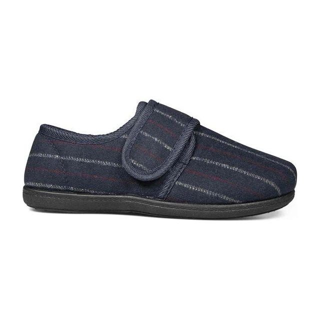 Kozitoze - Mens Slipper James Navy Stripe