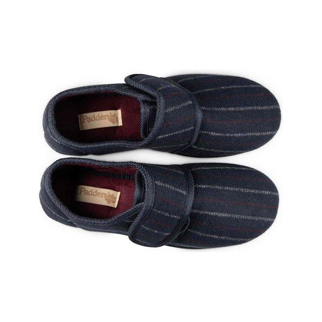 Kozitoze - Mens Slipper James Navy Stripe