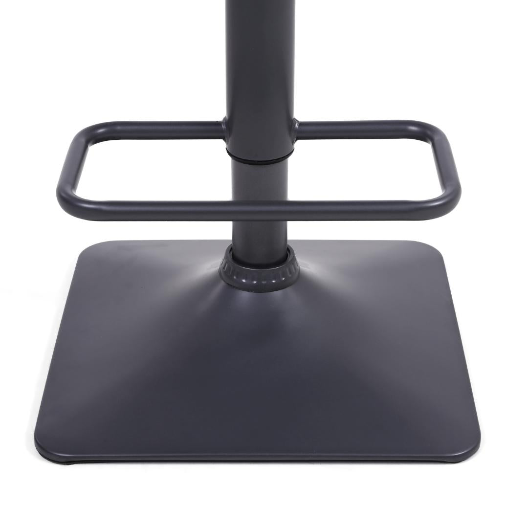 Orion Suede Effect Dark Grey Bar Stool Set Of 2