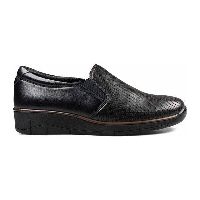 Padders 3447 Lara Slip On Shoes - Black Leather