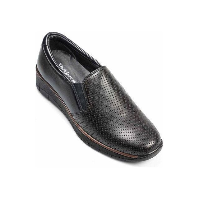 Padders 3447 Lara Slip On Shoes - Black Leather