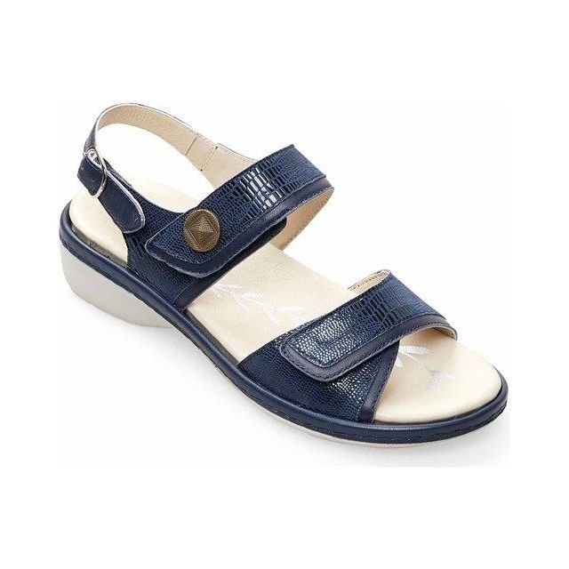 Padders Grazia Sandals - Midnight Blue Combi
