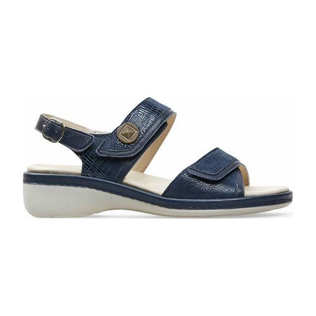 Padders Grazia Sandals - Midnight Blue Combi