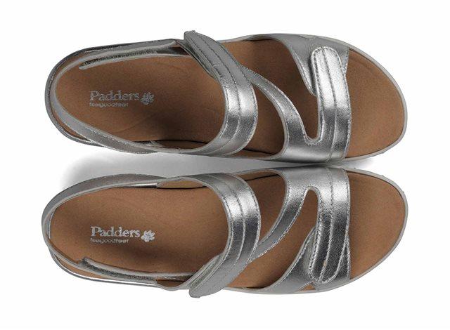 Padders Joelle Sandals - Silver Leather