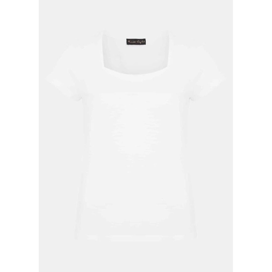 Phase Eight Bella Square Neck Top - White