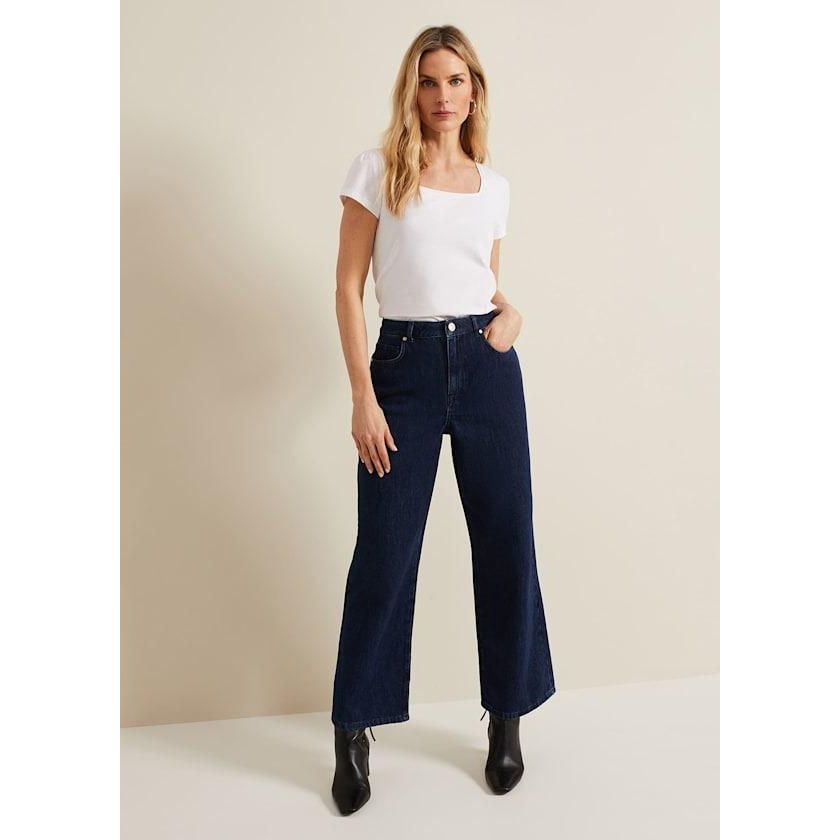 Phase Eight Bella Square Neck Top - White