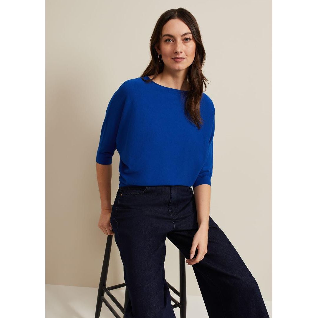 Phase Eight Cristine Knit Jumper - Cobalt