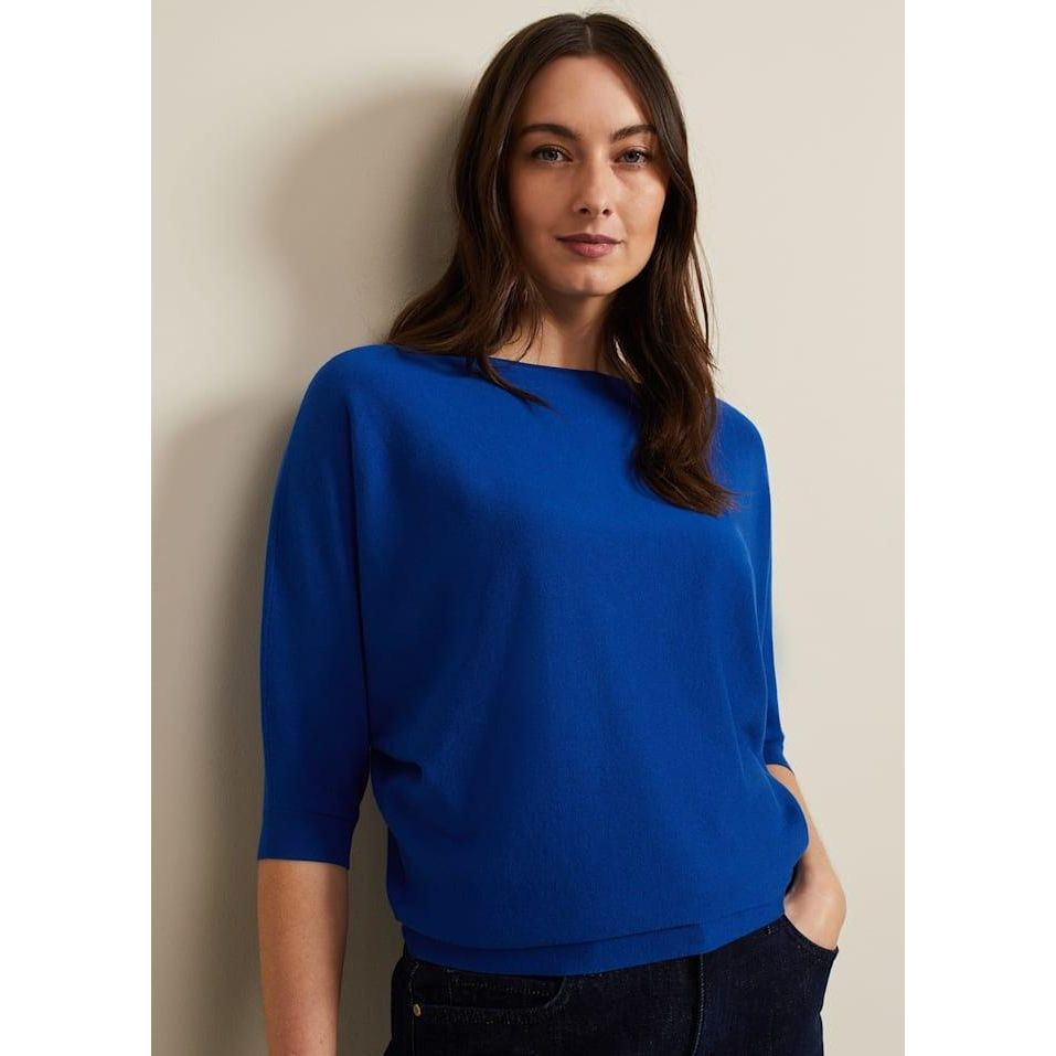 Phase Eight Cristine Knit Jumper - Cobalt