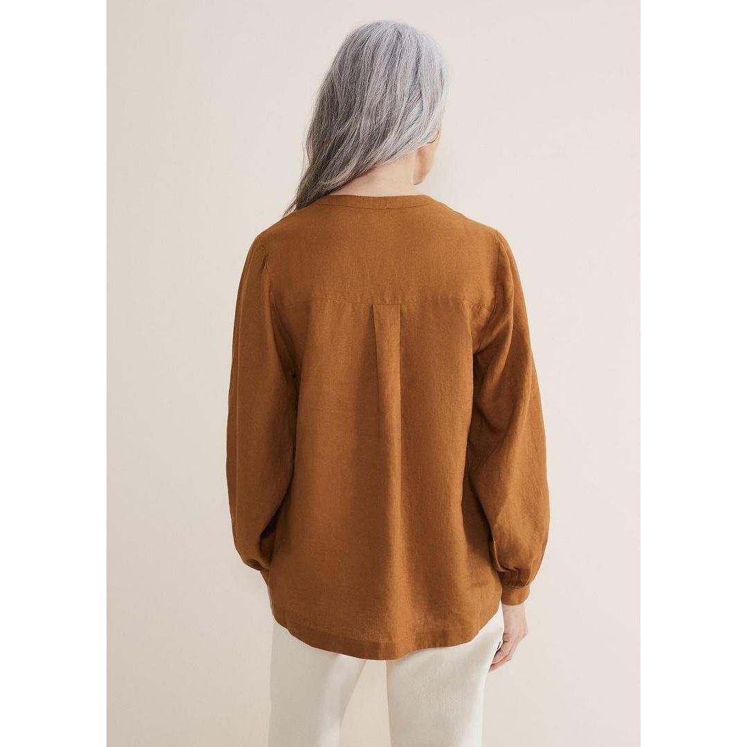 Phase Eight Emma Blouse - Ginger