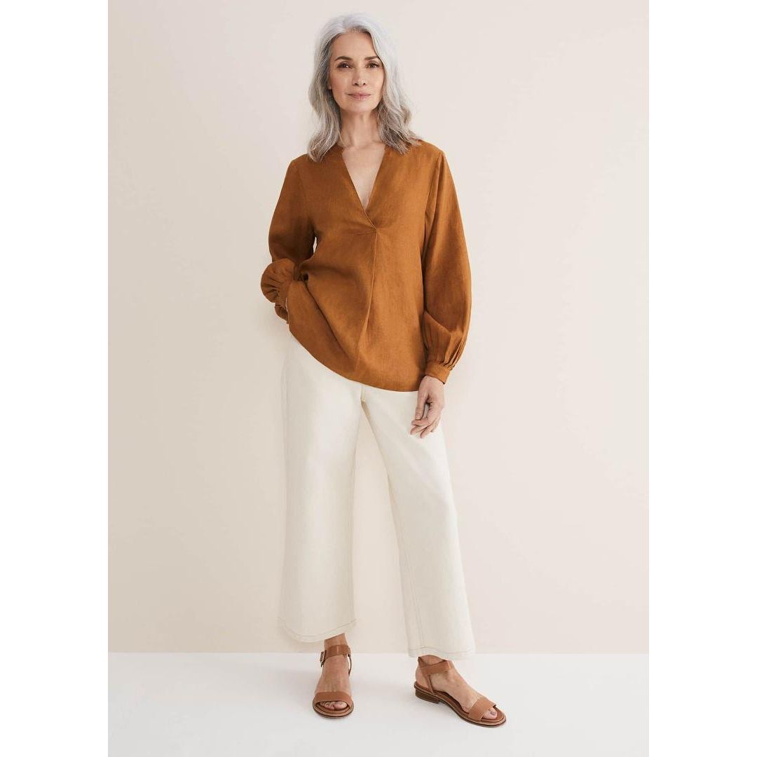 Phase Eight Emma Blouse - Ginger