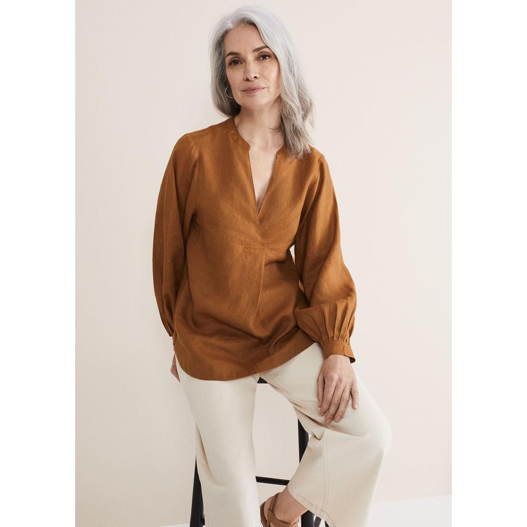 Phase Eight Emma Blouse - Ginger