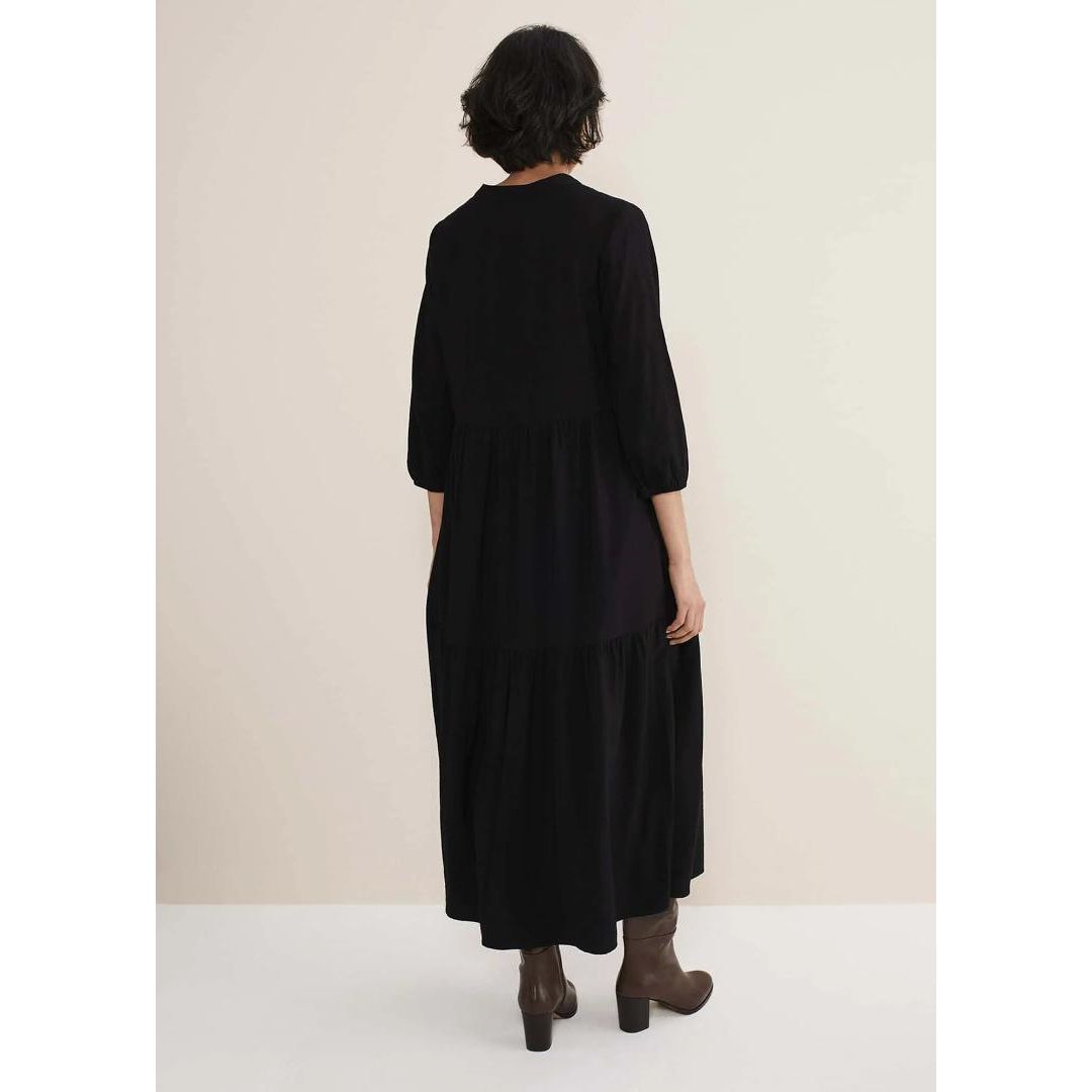 Phase Eight Jayde Midaxi Tiered Dress - Black