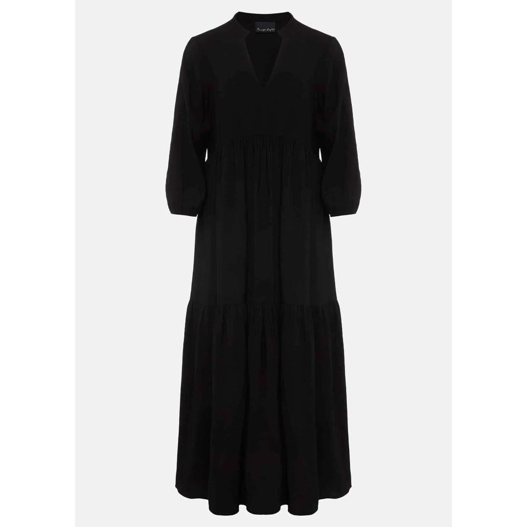 Phase Eight Jayde Midaxi Tiered Dress - Black