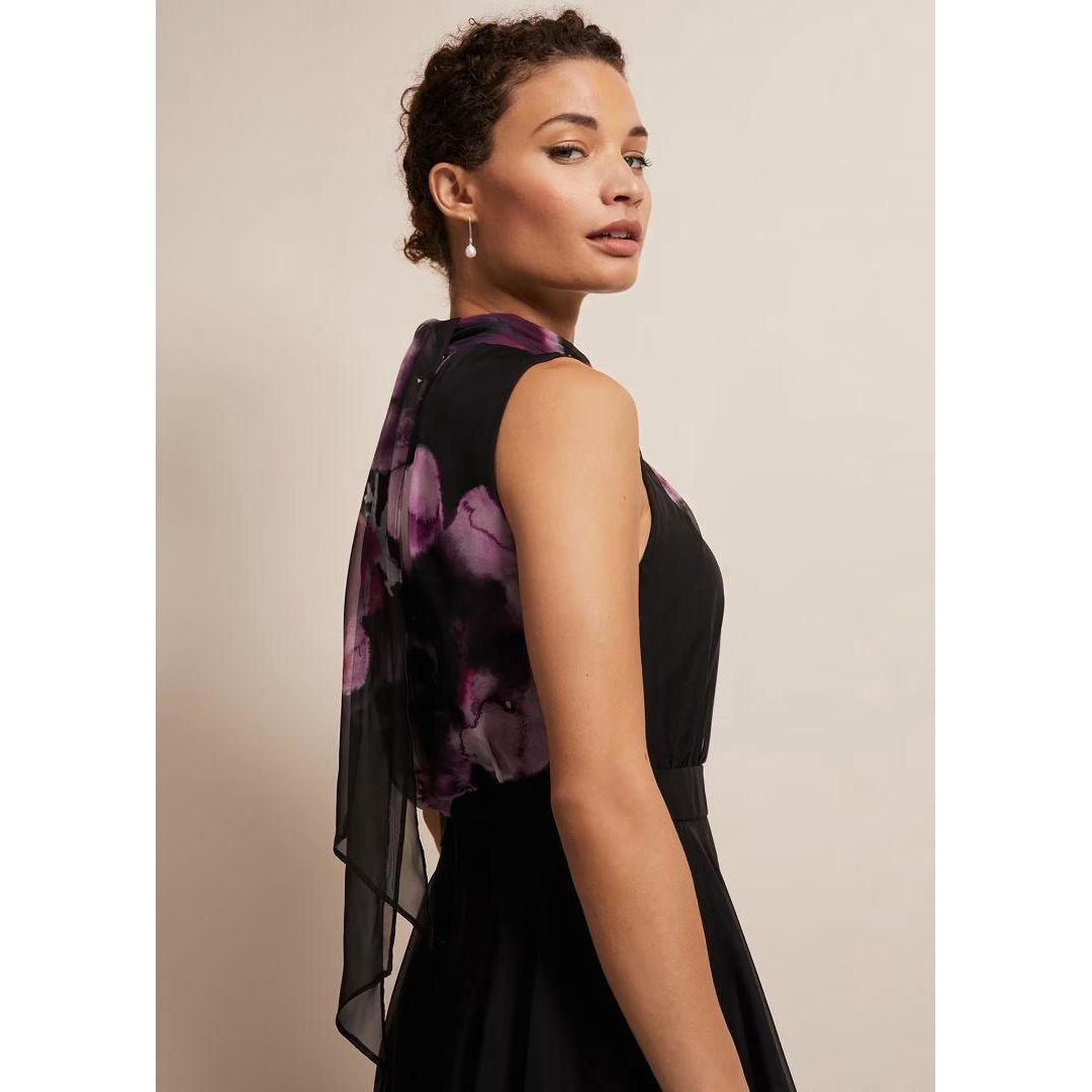Phase Eight Lucinda Floral Chiffon Midi Dress - Multi
