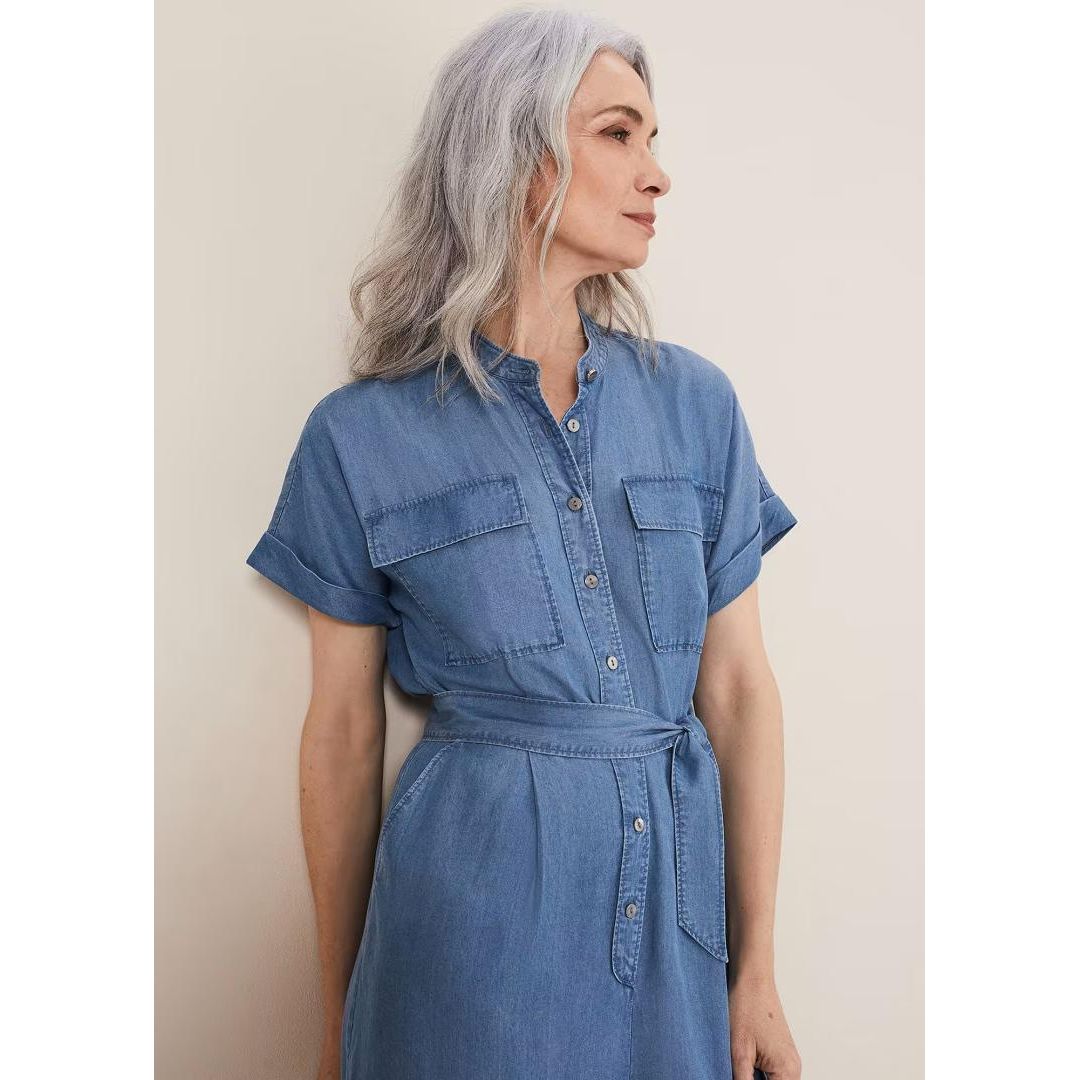Phase Eight Lyla Jumpsuit - Chambray