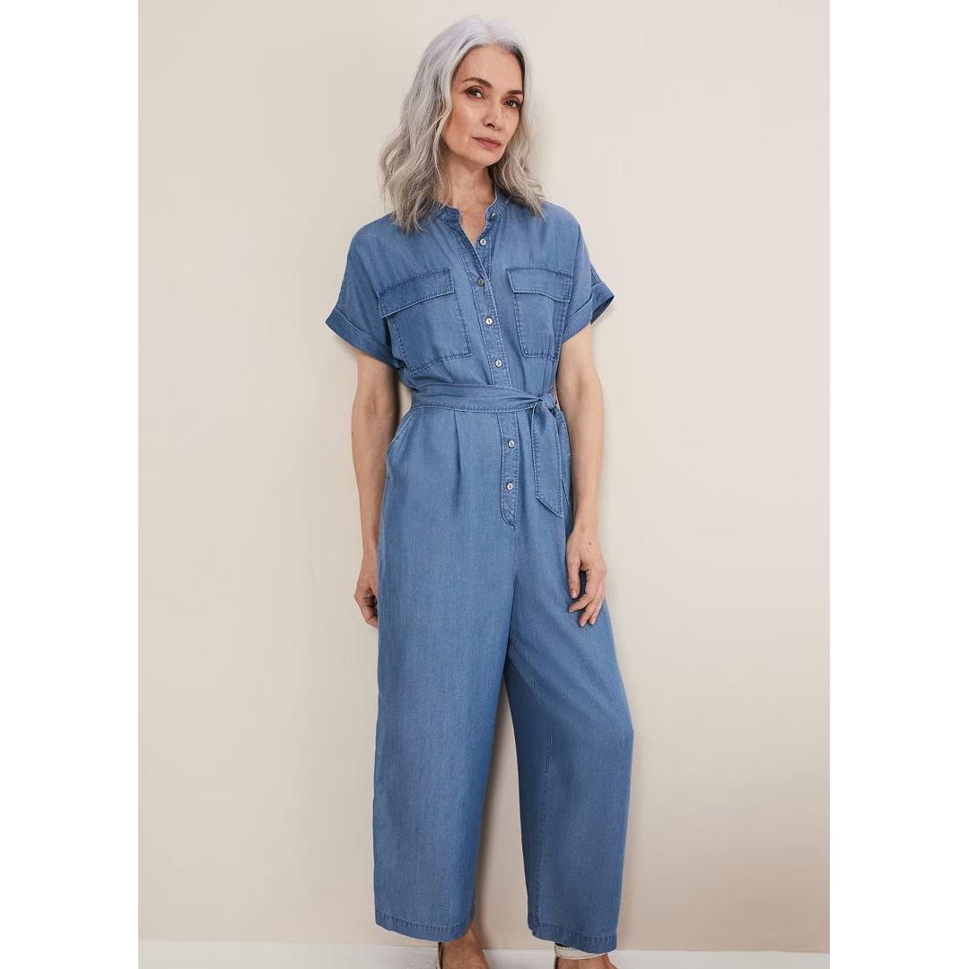 Phase Eight Lyla Jumpsuit - Chambray