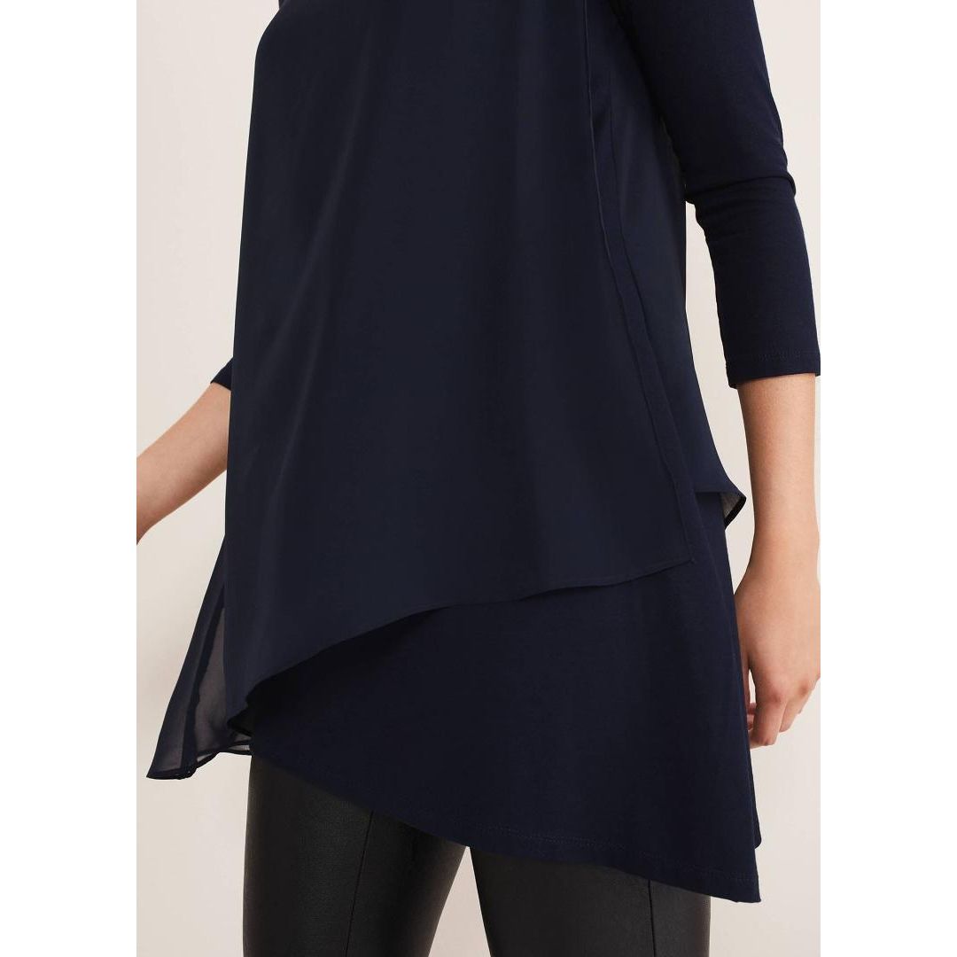 Phase Eight Mika Longline Top - Midnight