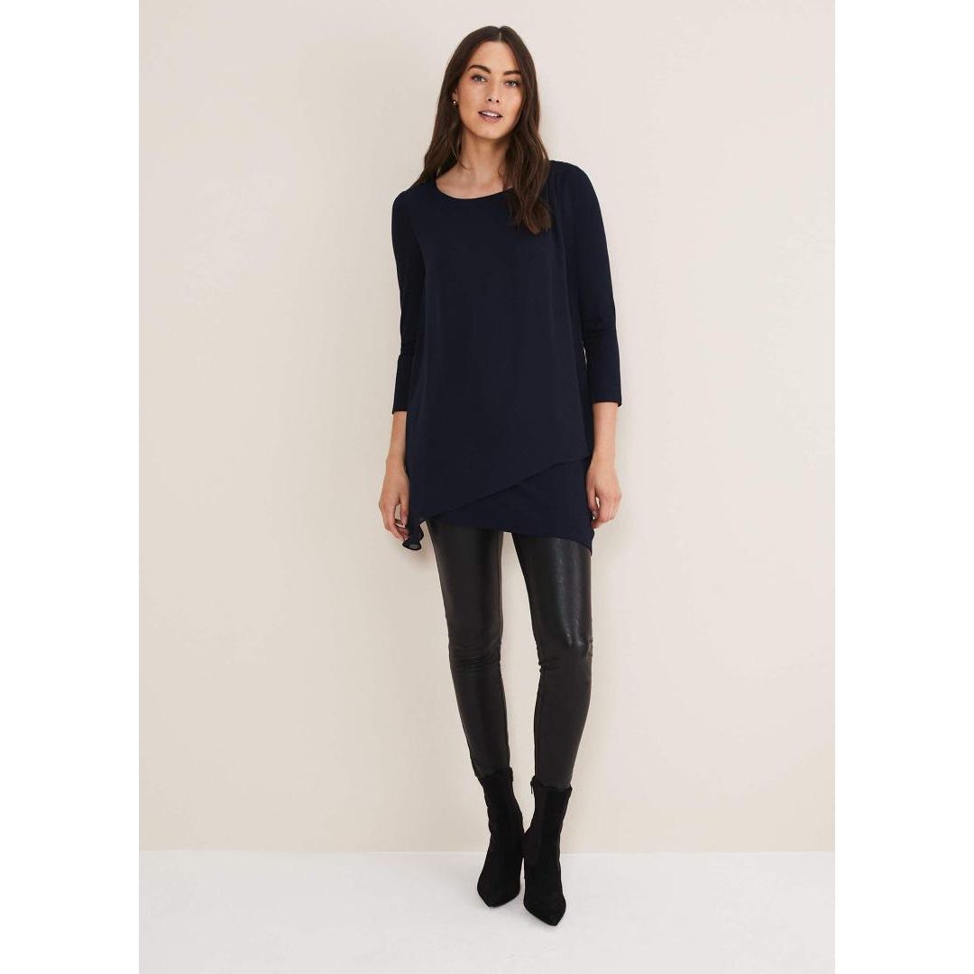 Phase Eight Mika Longline Top - Midnight