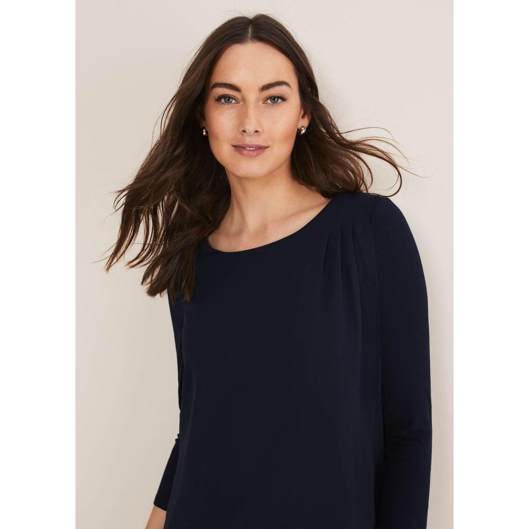 Phase Eight Mika Longline Top - Midnight