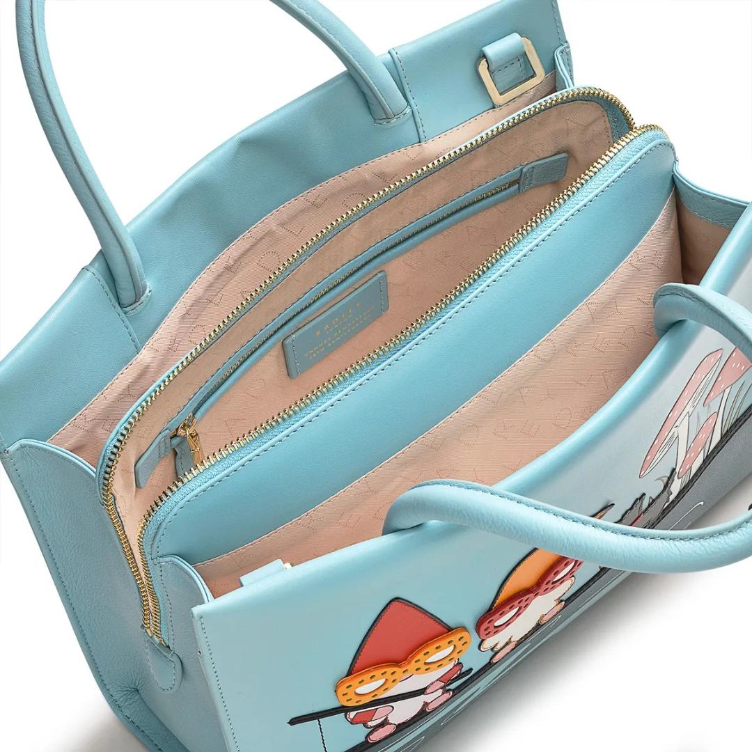 Radley Anniversary Gnomes Remastered Medium Ziptop Multiway Bag - Tower Bridge