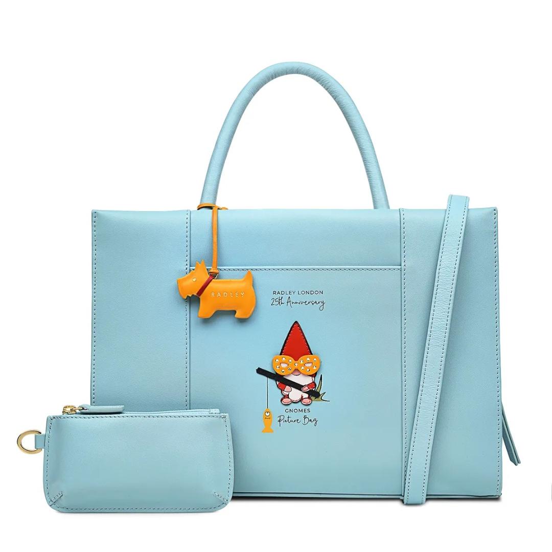 Radley Anniversary Gnomes Remastered Medium Ziptop Multiway Bag - Tower Bridge