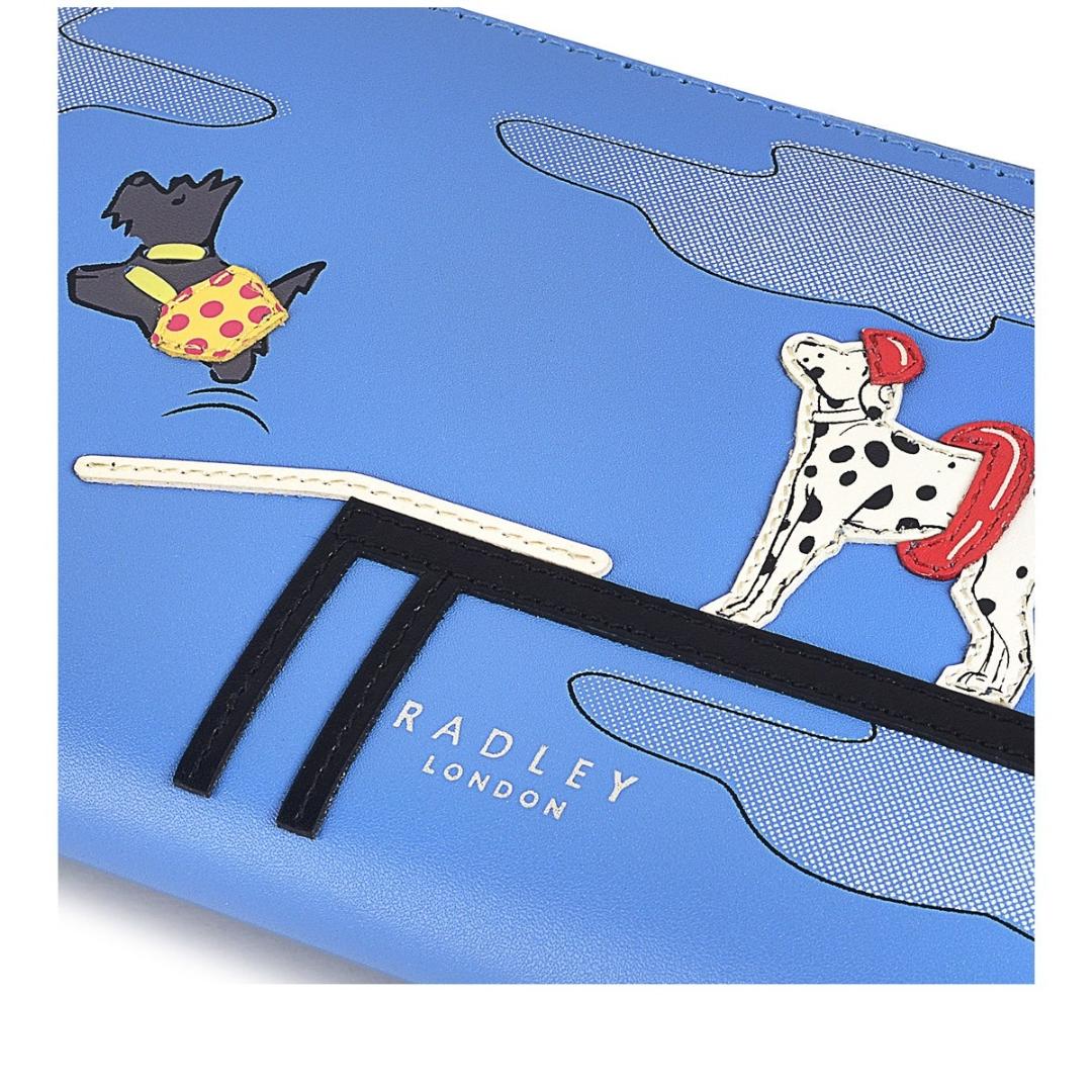 Radley Diving Board Large Zip Around Matinee Purse - Tranquil Blue