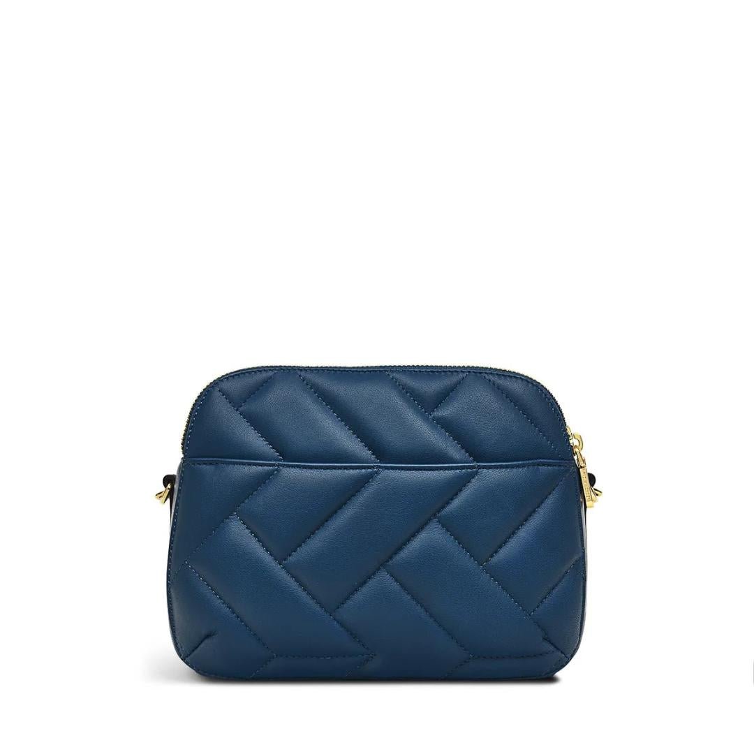 Radley Dukes Place Quilt Medium Ziptop Crossbody Bag - Deepsea