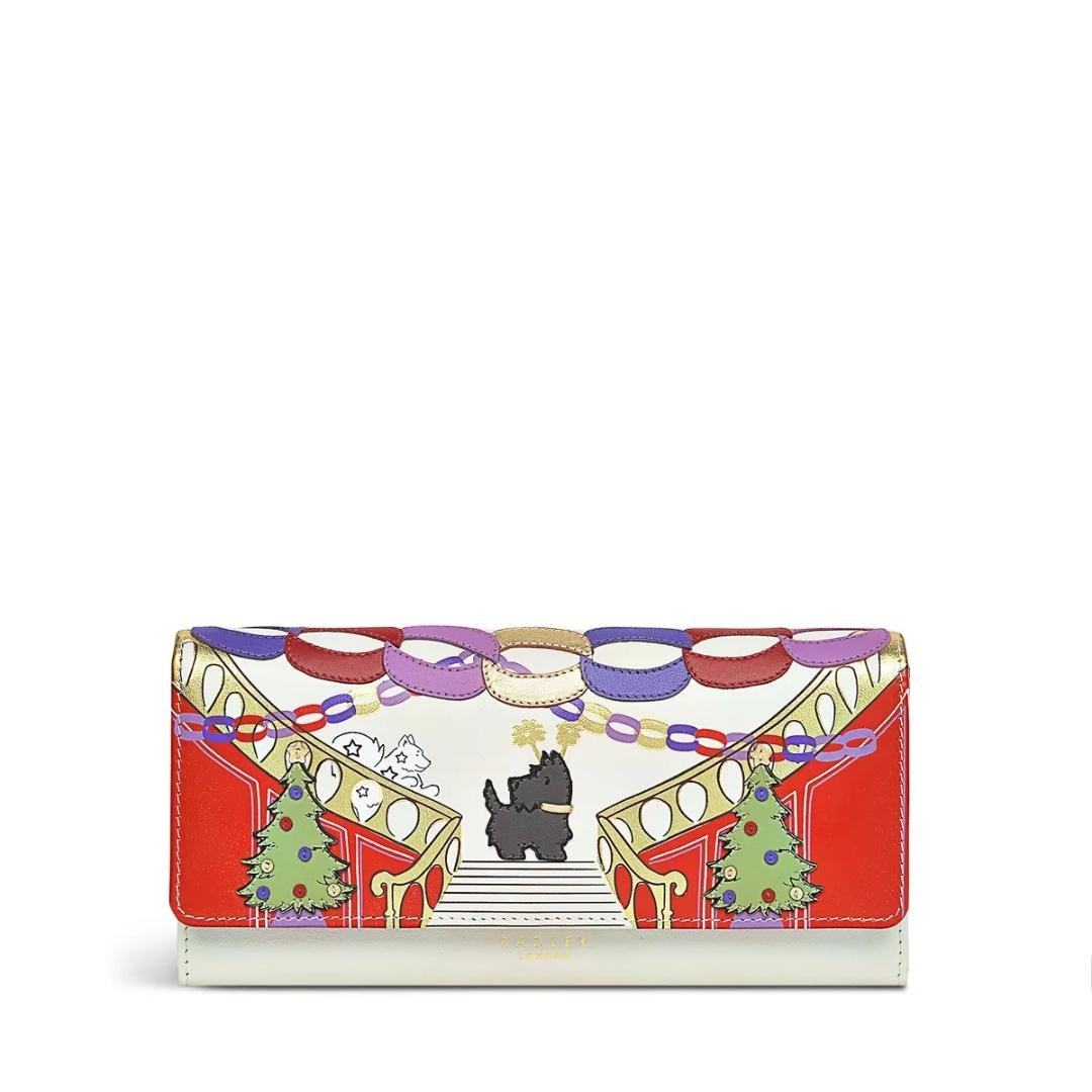 Radley Party Pals Large Flapover Matinee Picture Purse - Chalk