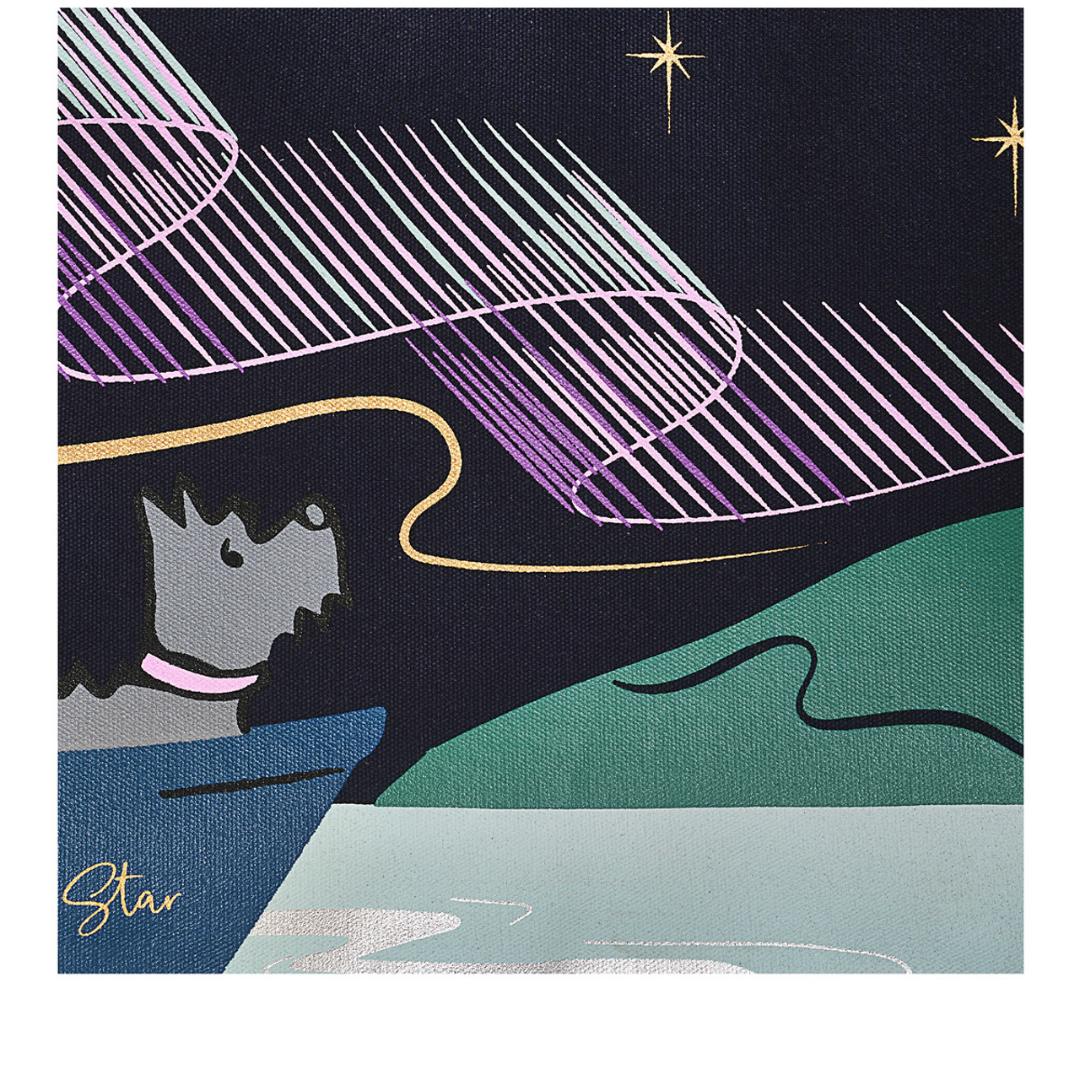 Radley Wandering Star Large Open Top Tote Bag - Ink