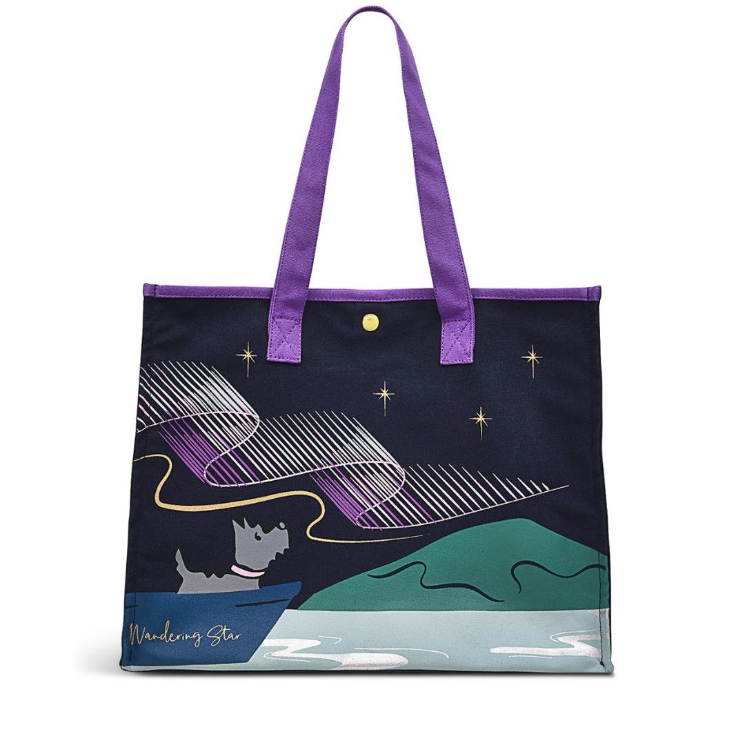 Radley Wandering Star Large Open Top Tote Bag - Ink