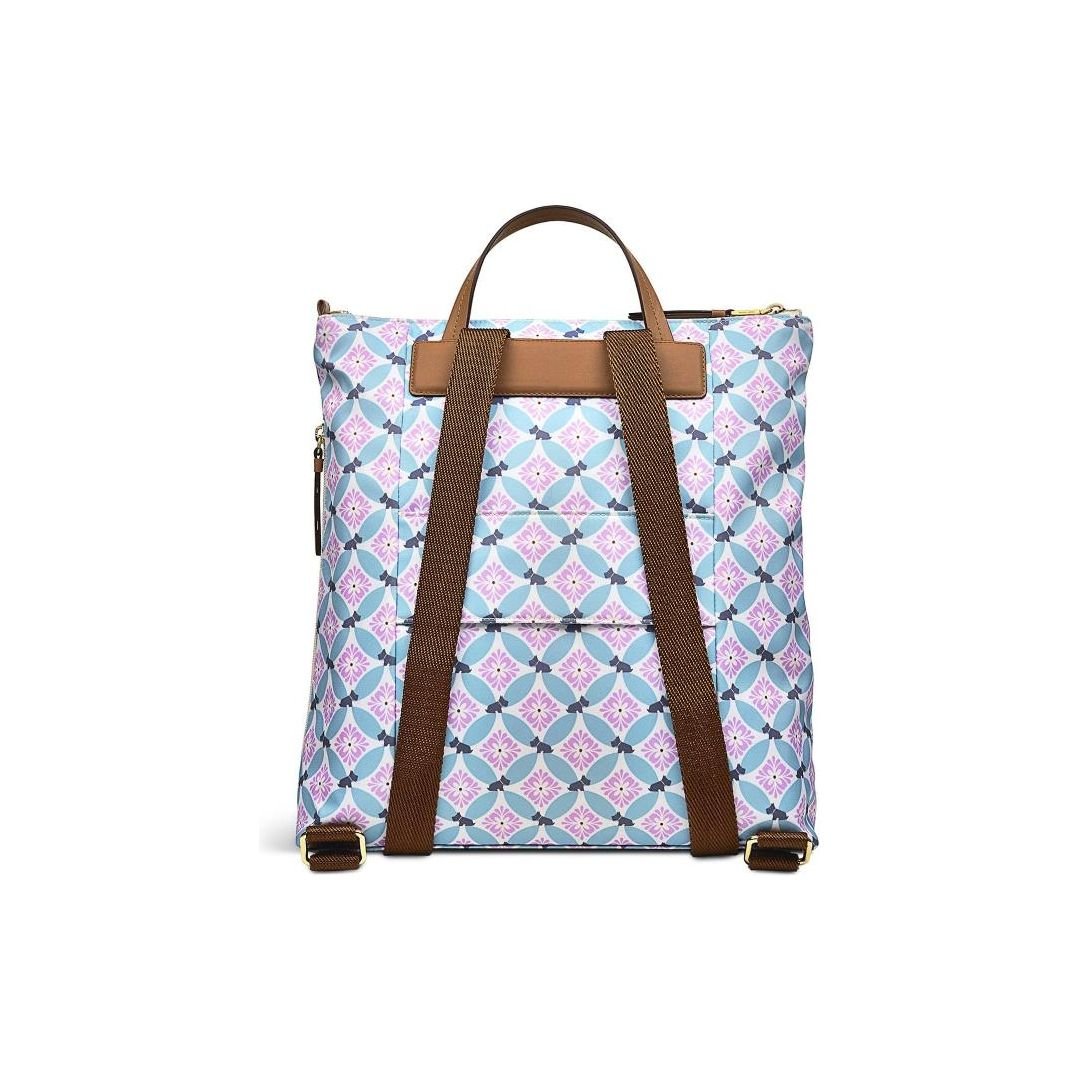 Radley Willow Walk Spring Geo Medium Ziptop Backpack - Chalk