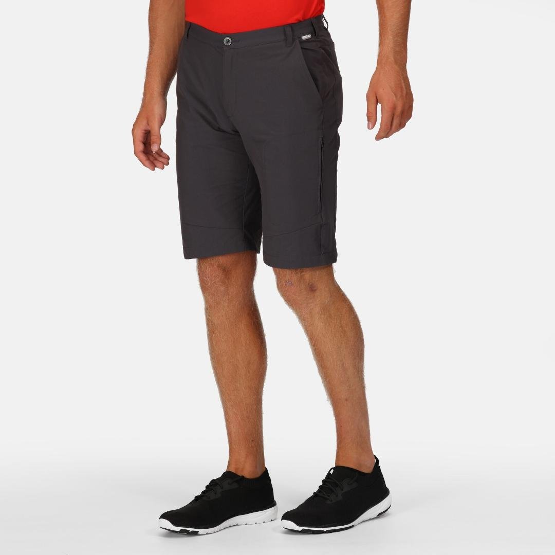 Regatta Men's Highton Long Walking Shorts - Seal Grey