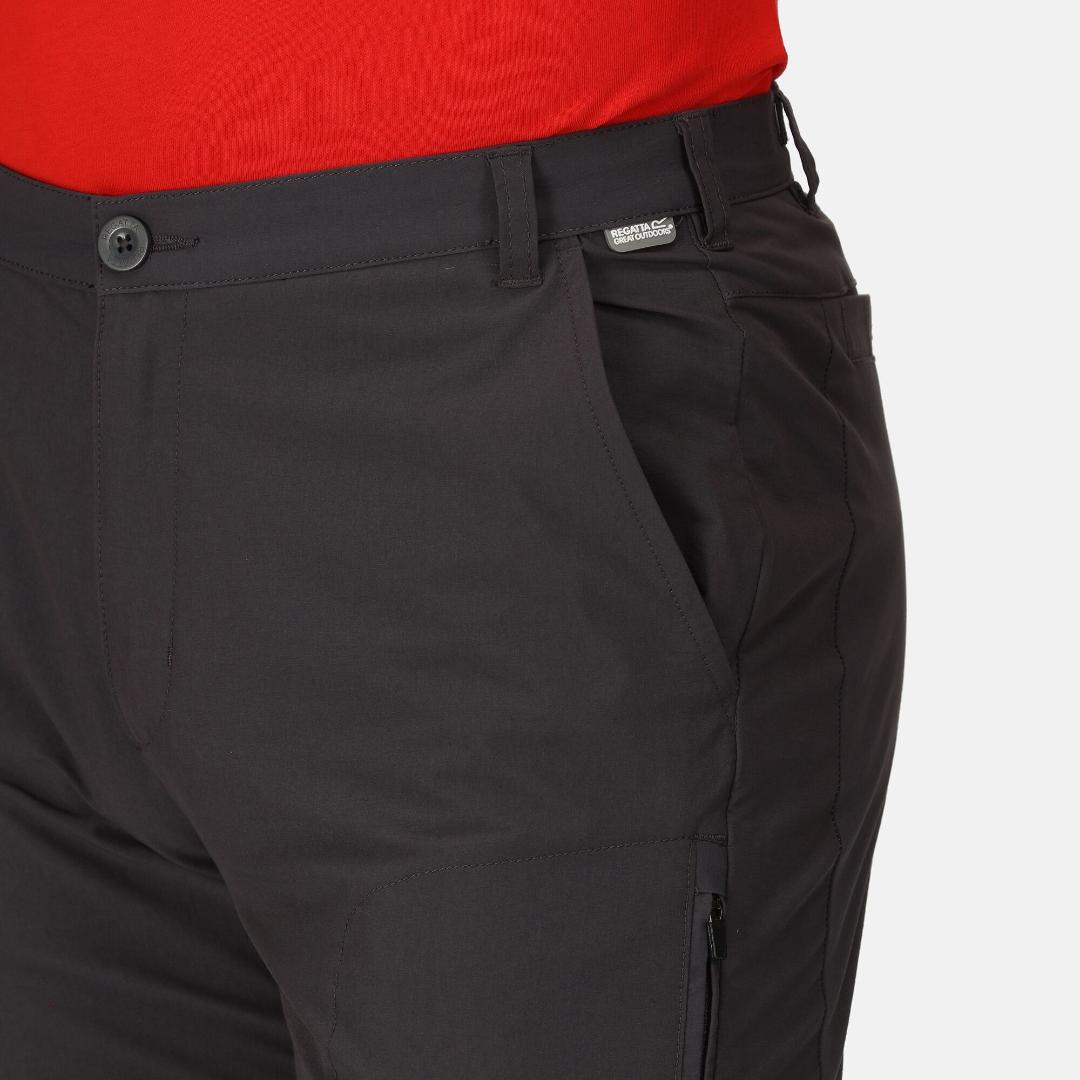 Regatta Men's Highton Long Walking Shorts - Seal Grey