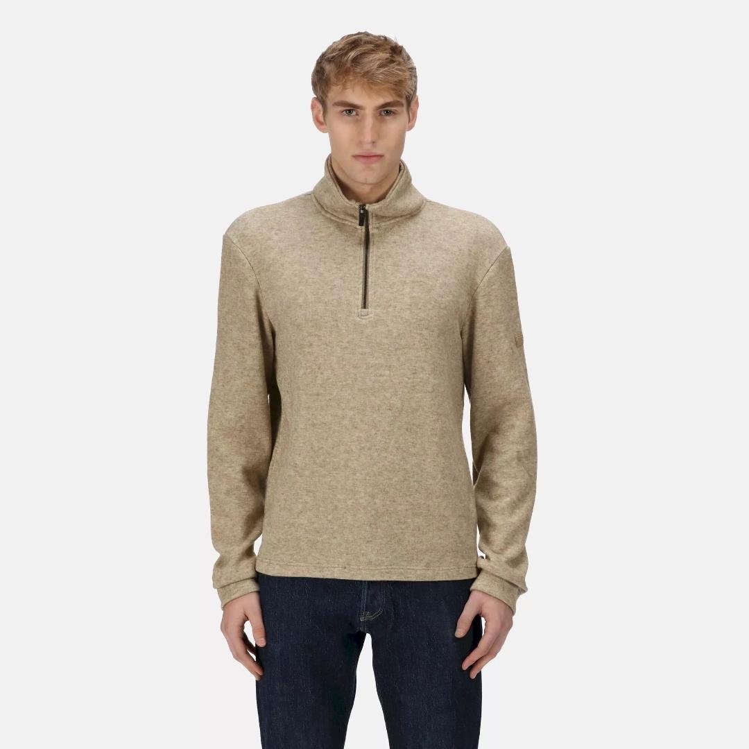 Regatta Men's Lanchester Quarter Zip Fleece - Gold Sand Marl
