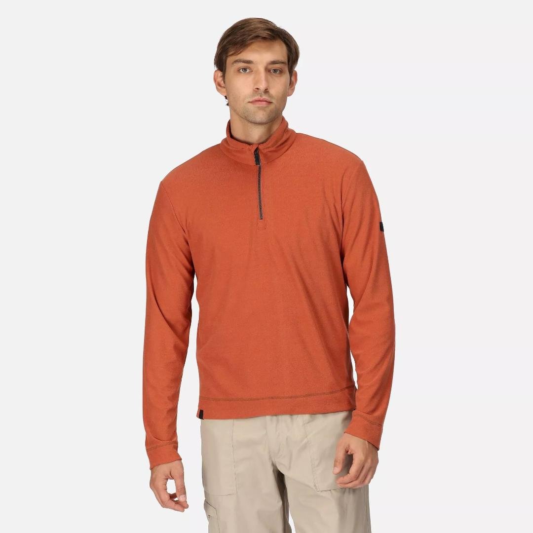Regatta Men's Shorebay Quarter Zip - Baked Clay