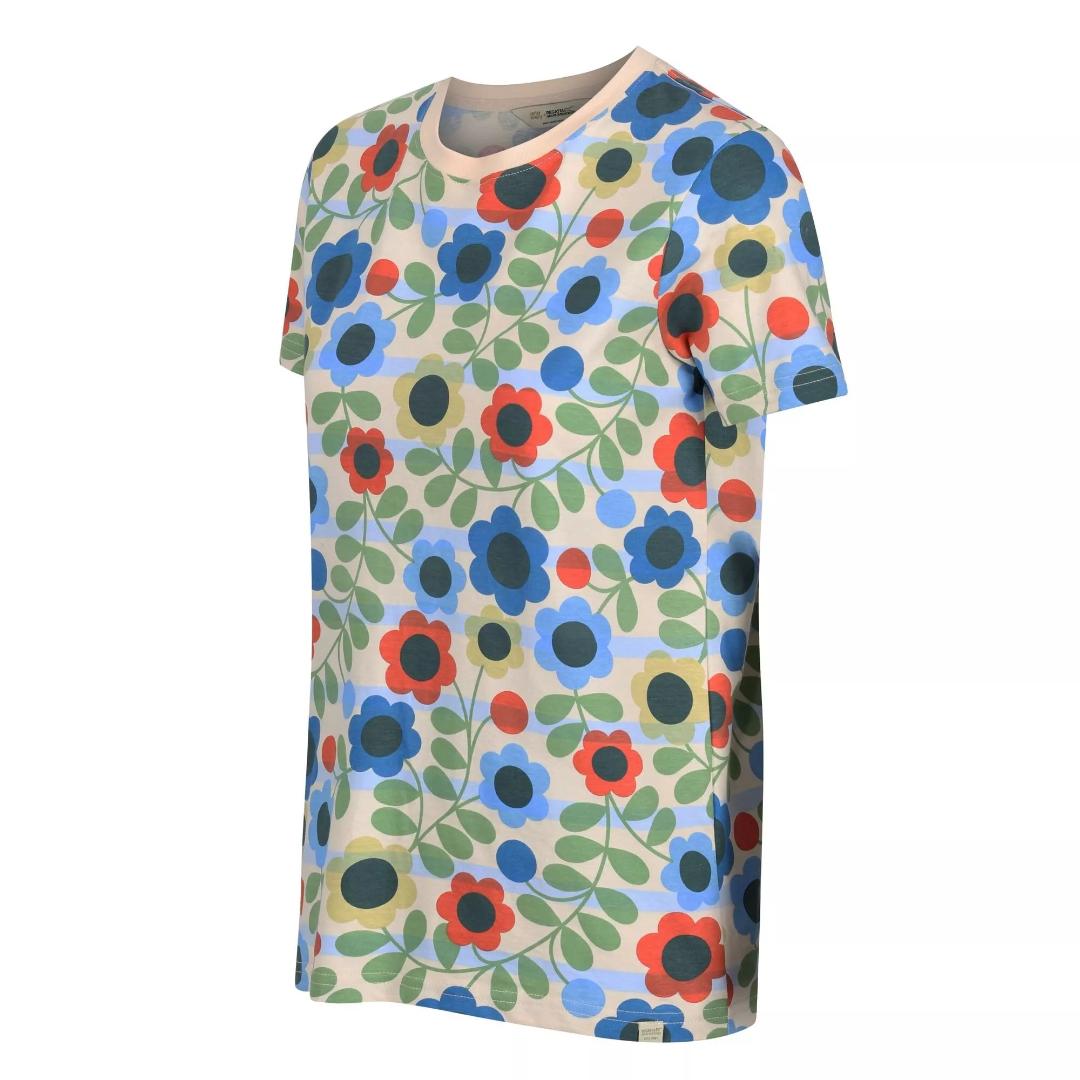 Regatta Orla Kiely Cotton Short Sleeve Tee - Meadow Floral Stripe