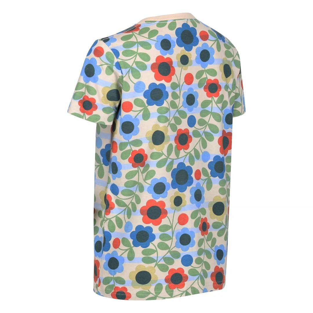 Regatta Orla Kiely Cotton Short Sleeve Tee - Meadow Floral Stripe