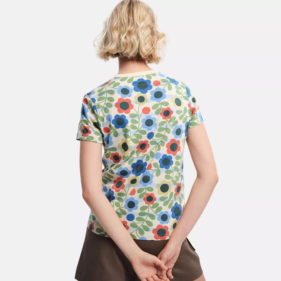 Regatta Orla Kiely Cotton Short Sleeve Tee - Meadow Floral Stripe