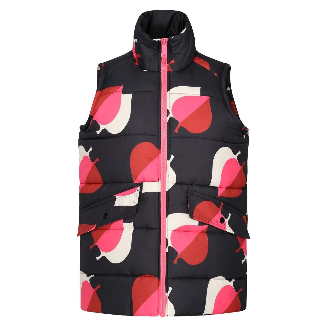 Regatta Orla Kiely Printed Bodywarmer - Shadow Elm Pink