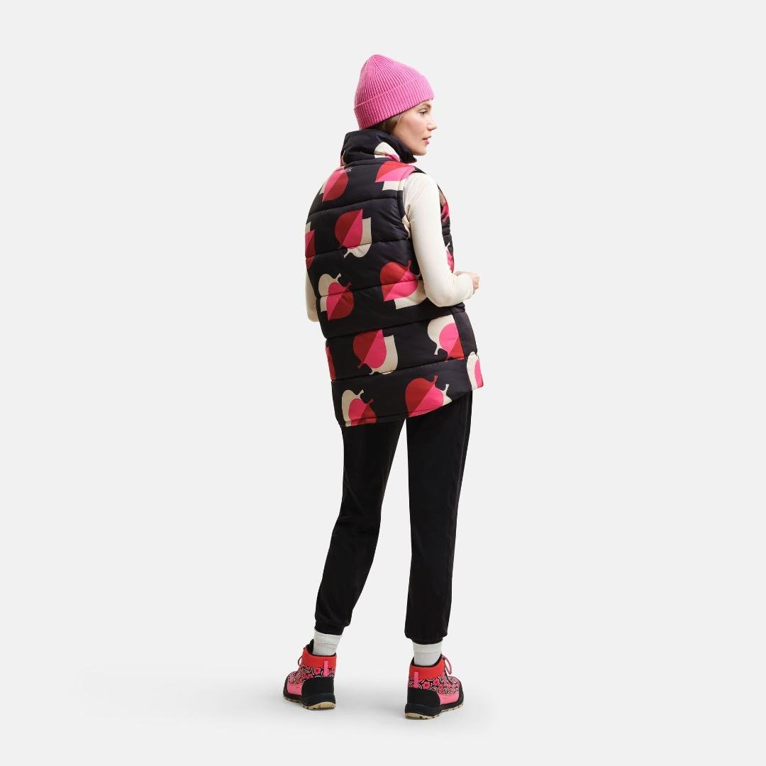 Regatta Orla Kiely Printed Bodywarmer - Shadow Elm Pink