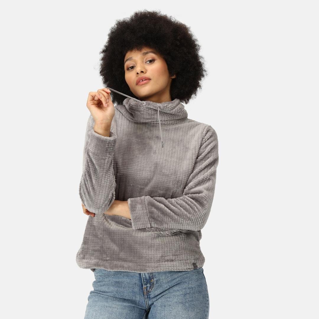 Regatta Women's Bardou Fluffy Jumper - Storm Grey