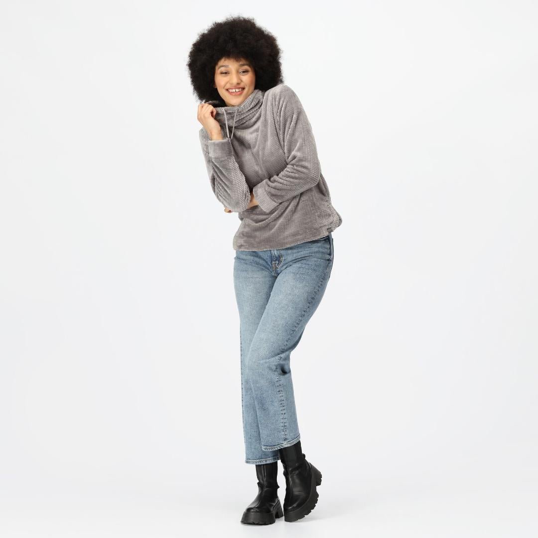 Regatta Women's Bardou Fluffy Jumper - Storm Grey
