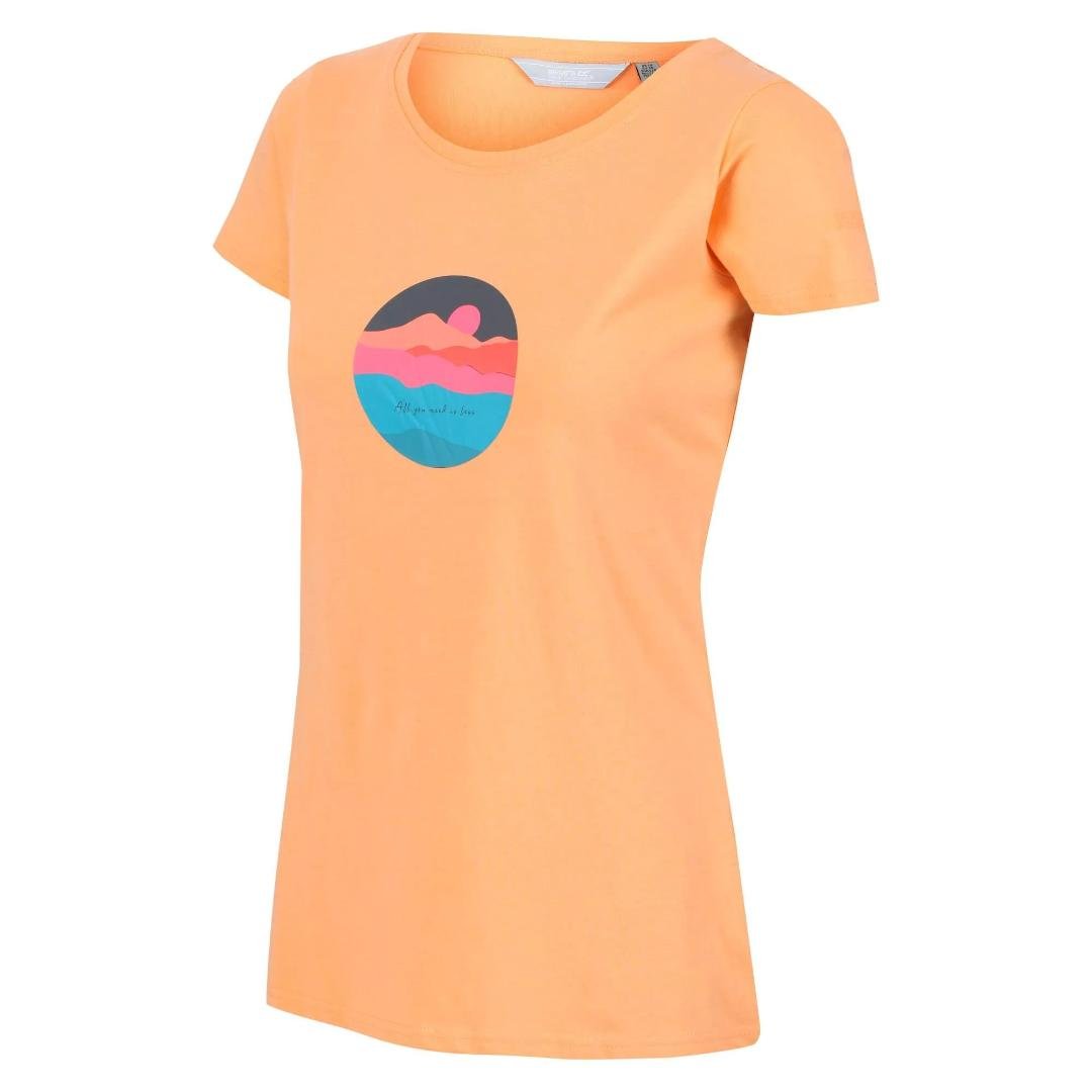 Regatta Women's Breezed II Print T-Shirt - Papaya