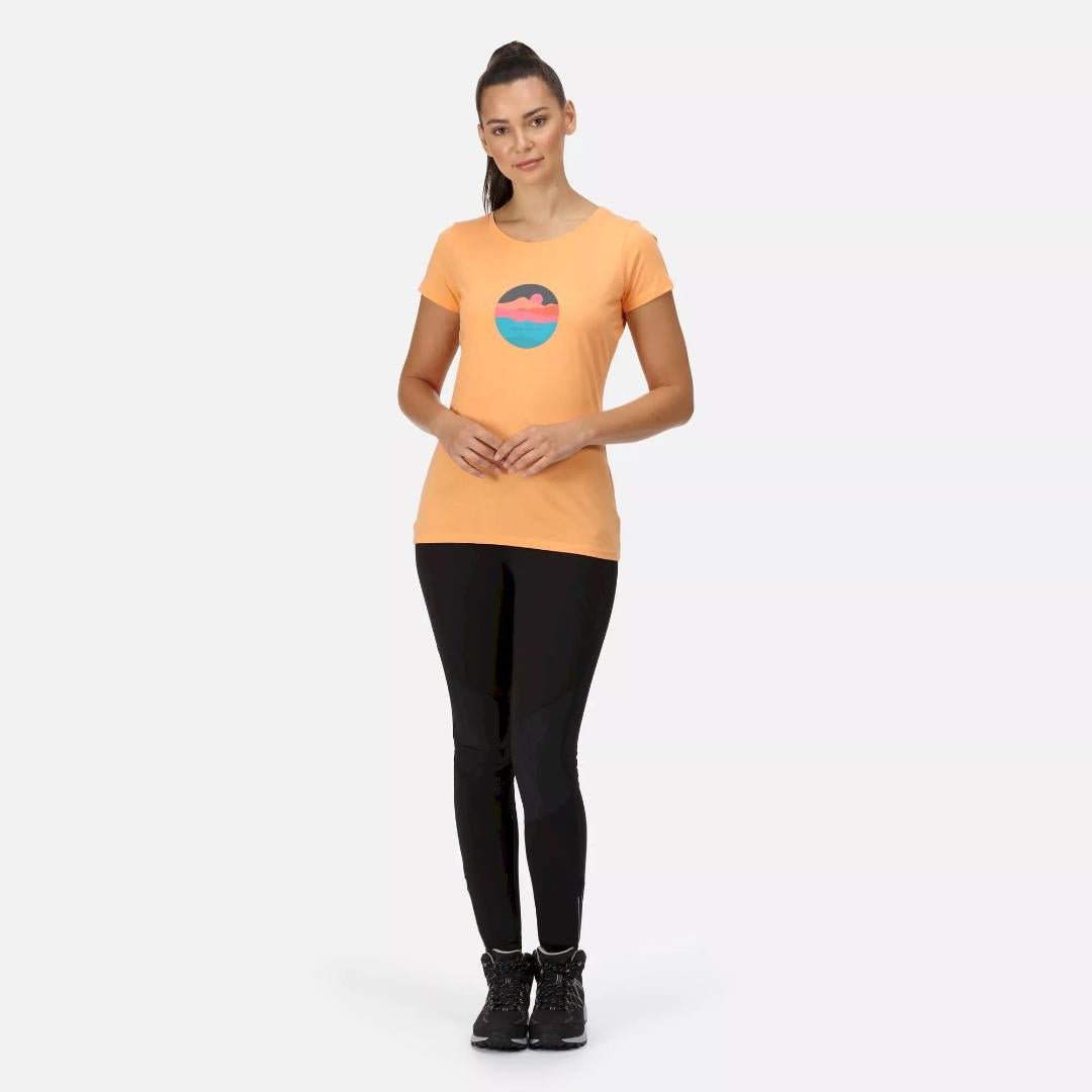 Regatta Women's Breezed II Print T-Shirt - Papaya