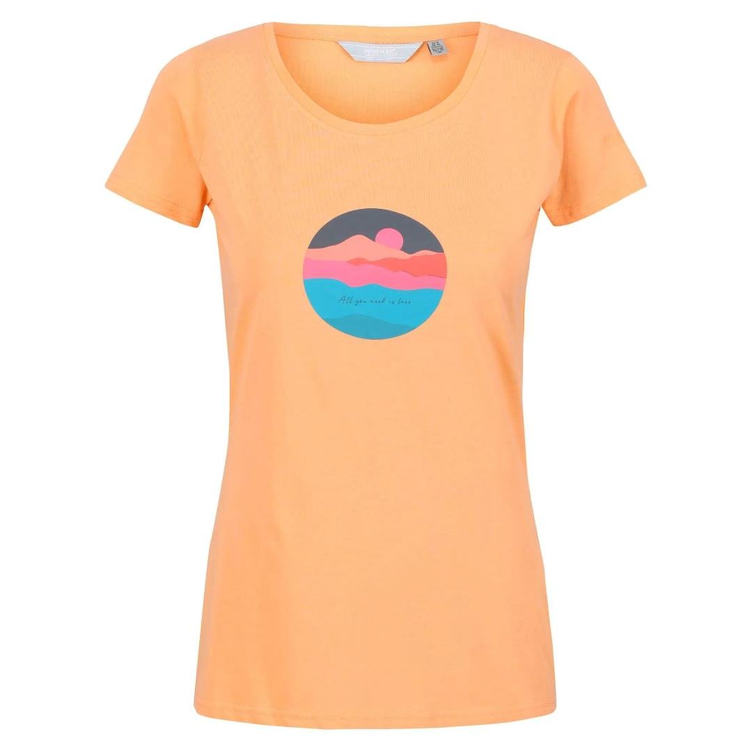 Regatta Women's Breezed II Print T-Shirt - Papaya