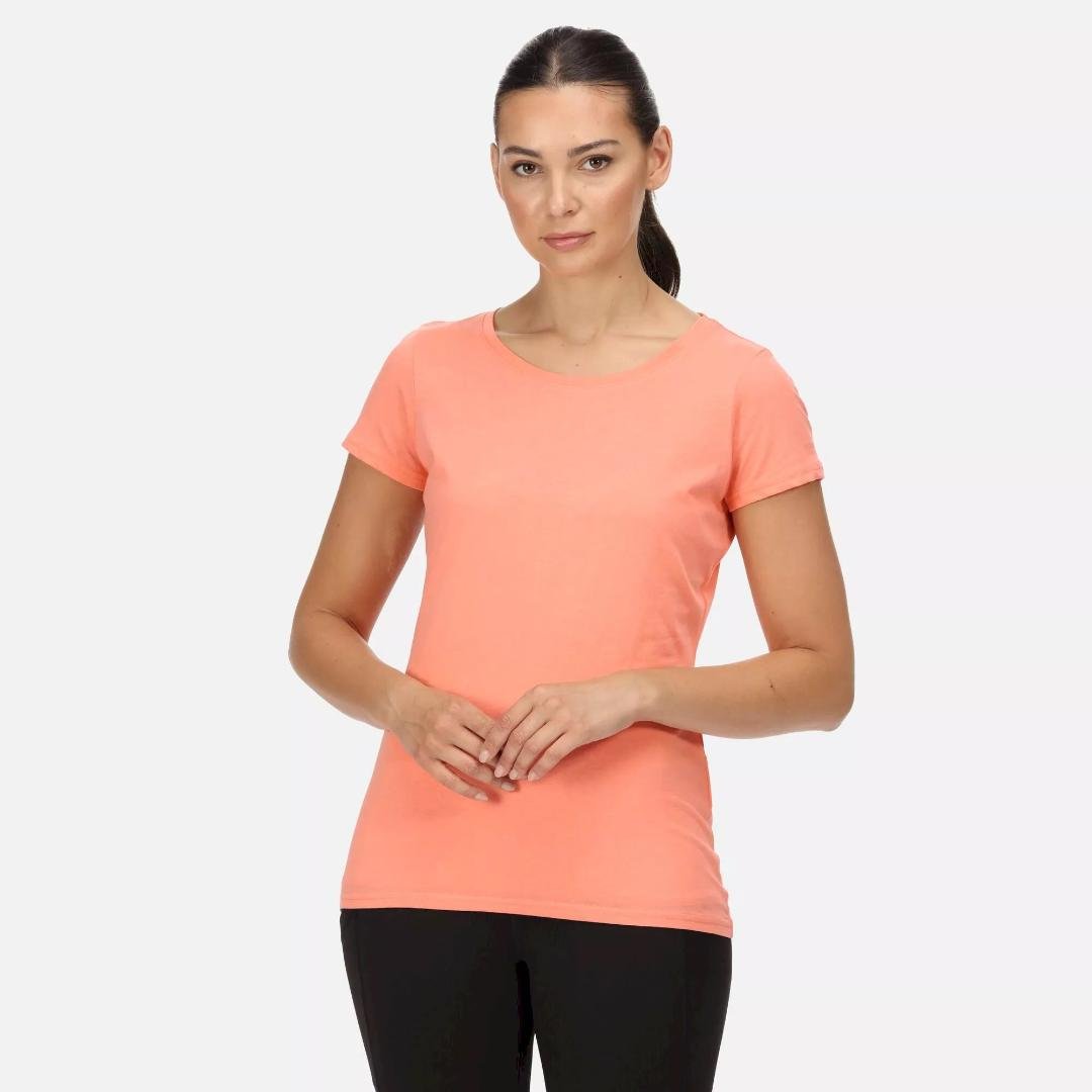 Regatta Women's Carlie Coolweave T-Shirt - Fusion Coral