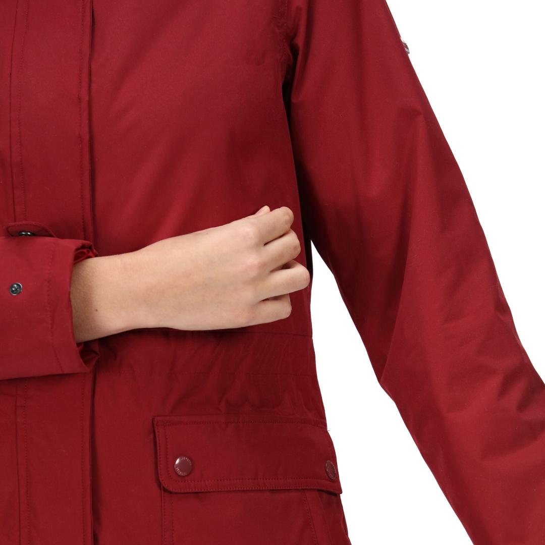 Regatta Women's Sabinka Fur Trim Parka Jacket - Cabernet